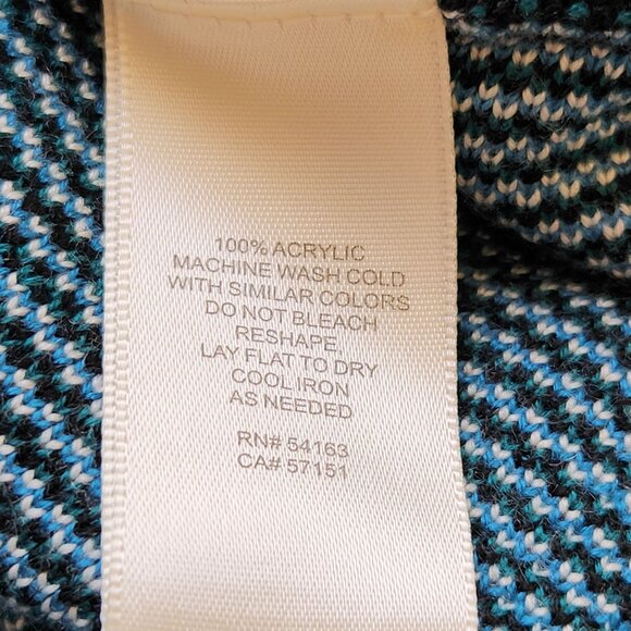 Eliza J Sweater Dress Geometric Diamond Knit Fit & Flare Cozy Business Casual L - Picture 8 of 11